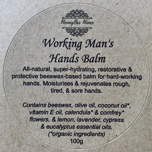 Working Mans Hands Balms - HoneyBee Hives