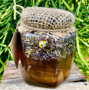 Lavender-Infused Raw Honey 500g